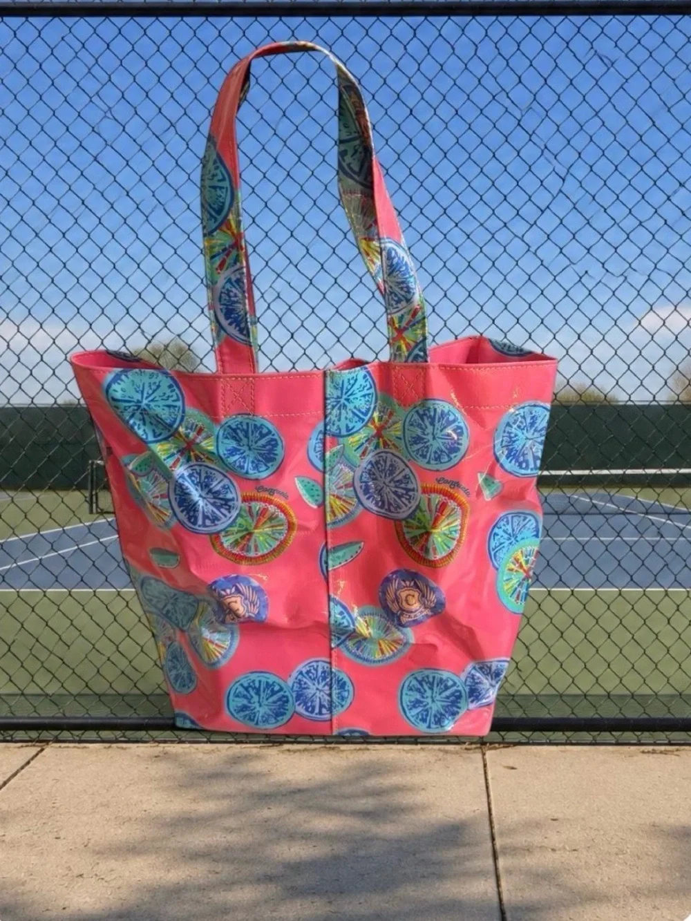 Pink Citrus Consuela Tote Bag